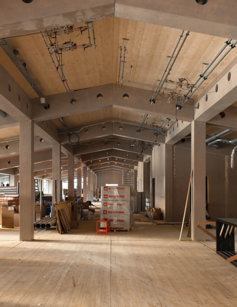 Biobased Floating Office Rotterdam in aanbouw