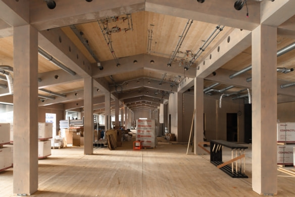 Floating Office Rotterdam in aanbouw biobased circulair bouwen